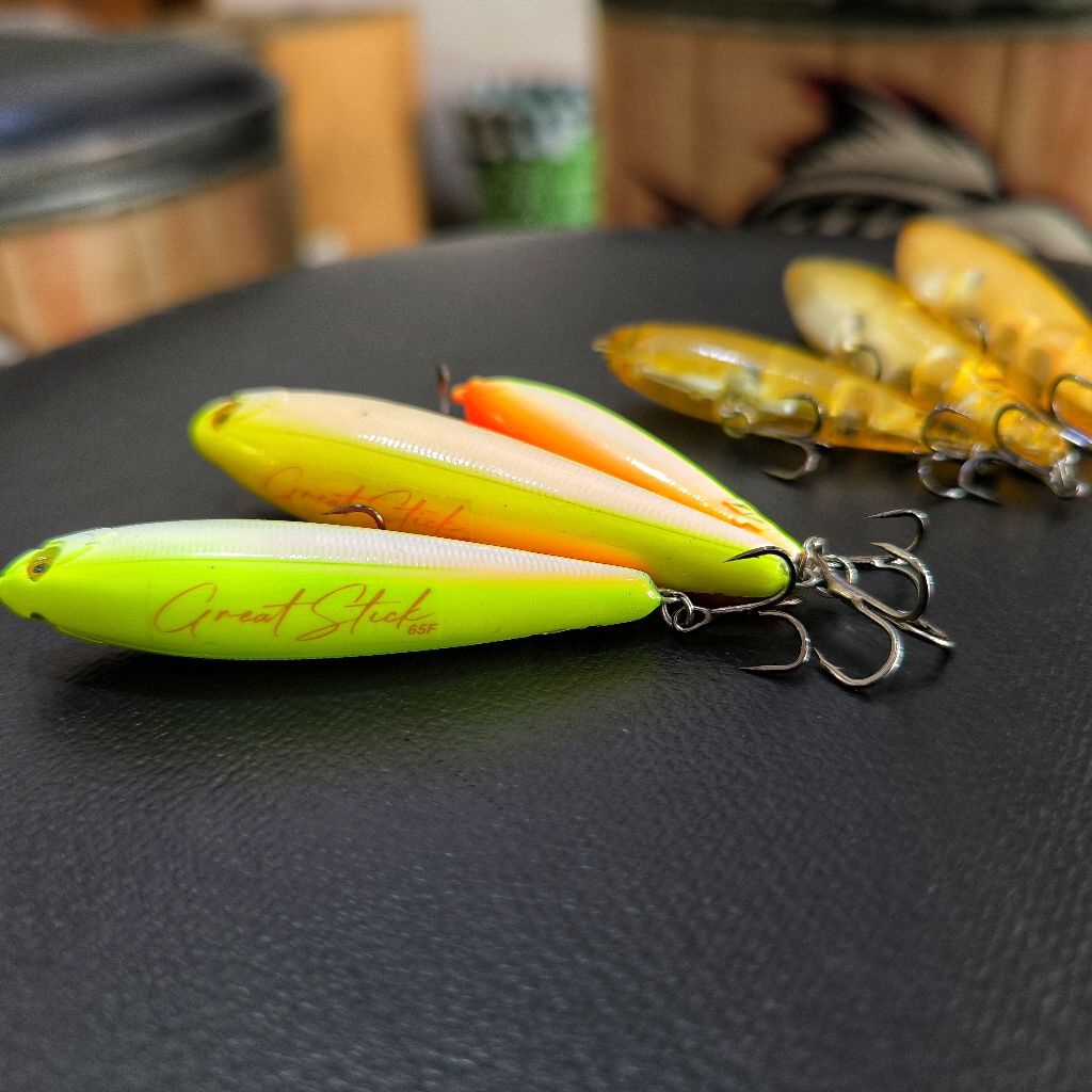 LURE WTD GREAT STICK GP FLOATING SPLASHER TOP WATER Soft Frog Soft ...