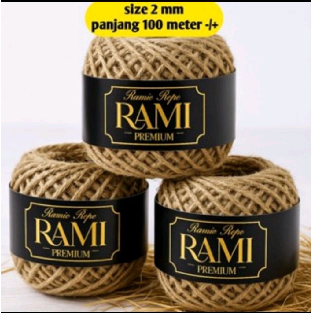 Rope / Hemp Rope 2mm (100 grams) | Shopee Malaysia