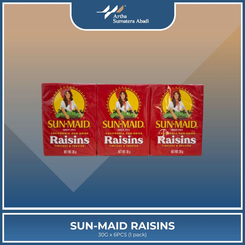 SUN-MAID RAISINS 30G (1 pack of 6 pcs) | Shopee Malaysia
