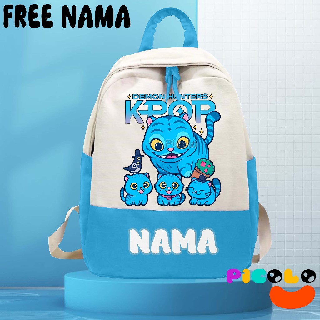 (FREE NAME) NEWEST UNISEX KINDERGARTEN-ELEMENTARY SCHOOL BACKPACK WITH ...