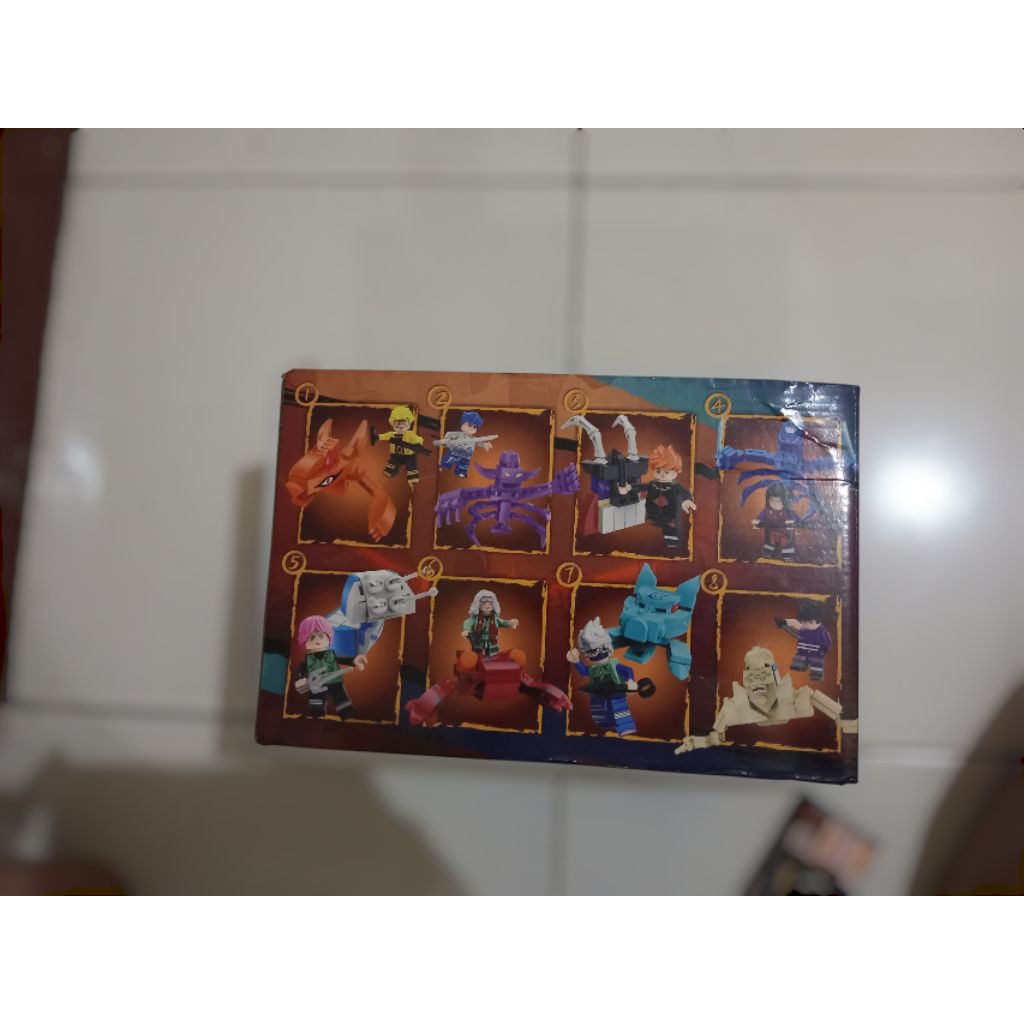 MINIFIGURE BRICK NARUTO STACKING BLOCK/NARUTO MINIFIGURE COLLECTION ...