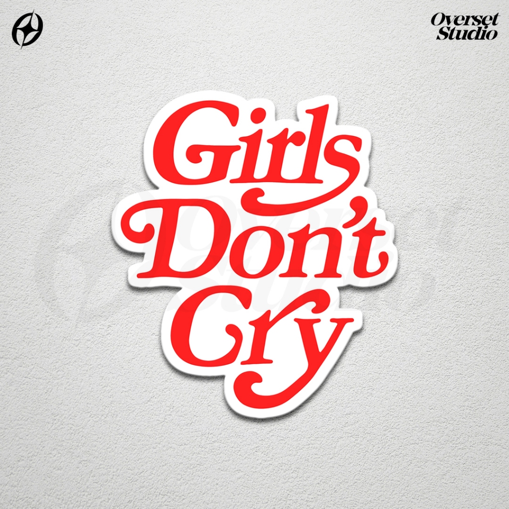 LOKAL Don't Cry Girls Stickers / Don't Cry Aesthetic Girls Stickers ...