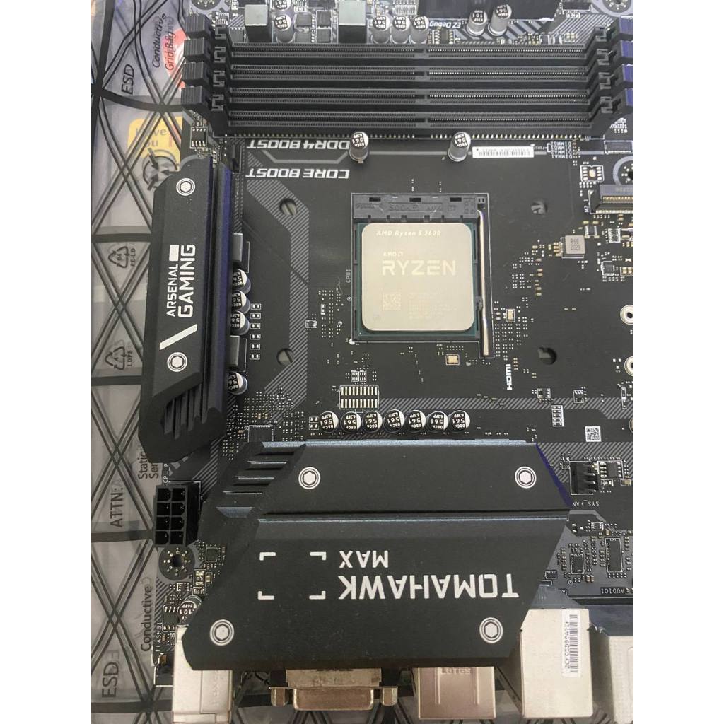 Amd Ryzen 3600 Msi B450 Tomahawk Max Ram Slots B450 Tomahawk 3600