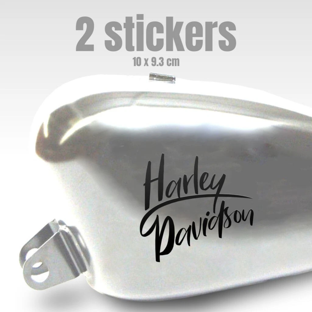 Custom Motorcycle Sticker Harley Davidson Logo Tank Sticker Signature ...