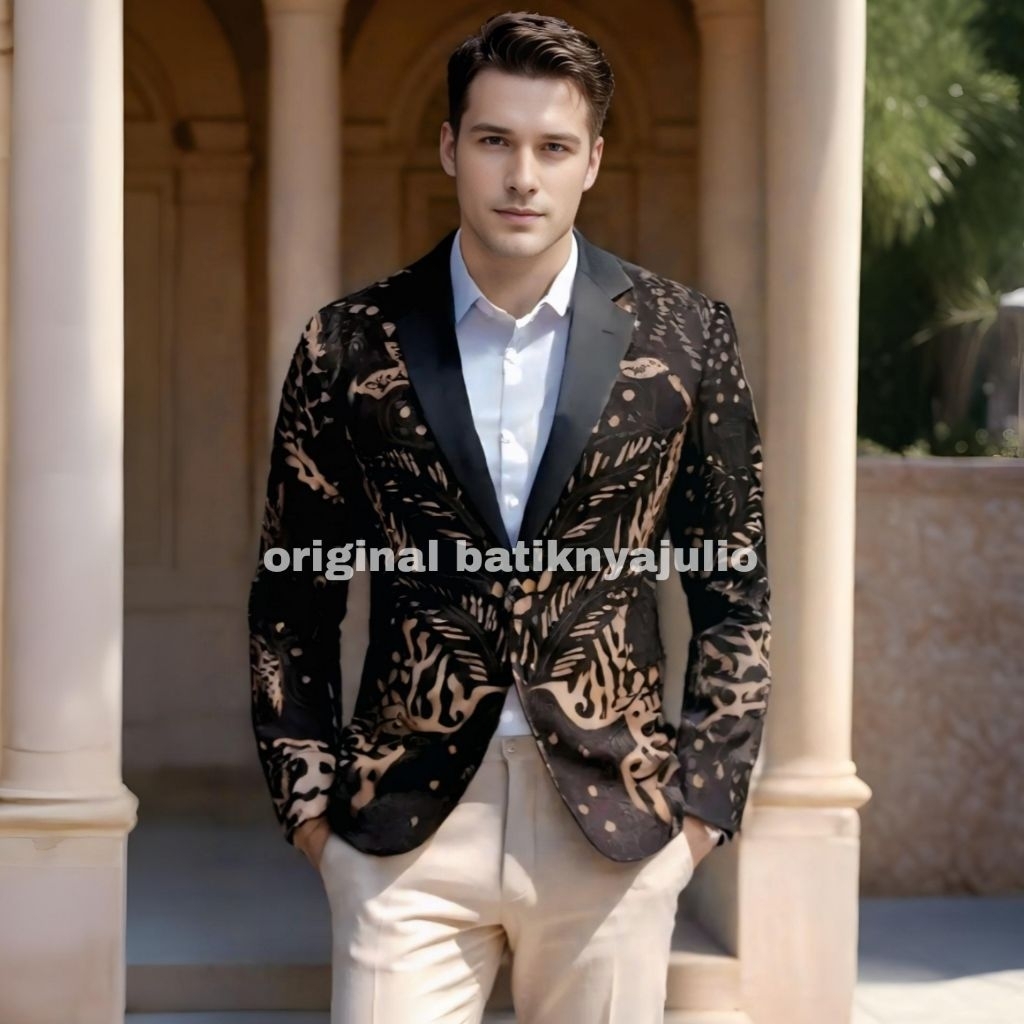 Premium batik jacket latest modern batik blazer batiknyajulio limited ...