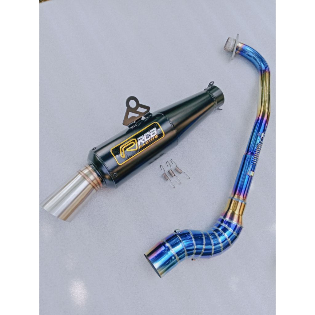 RCB Pipe canister conical open specs exhaust pipe for Wave 125 Xrm 110/ ...