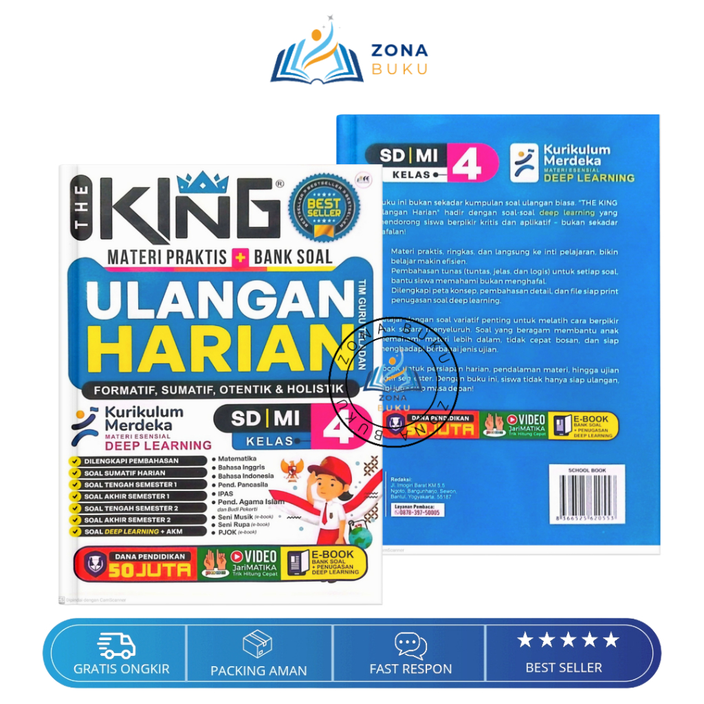 The King's Book of Daily Tests for Class 4 SD MI Merdeka Deep Learning ...