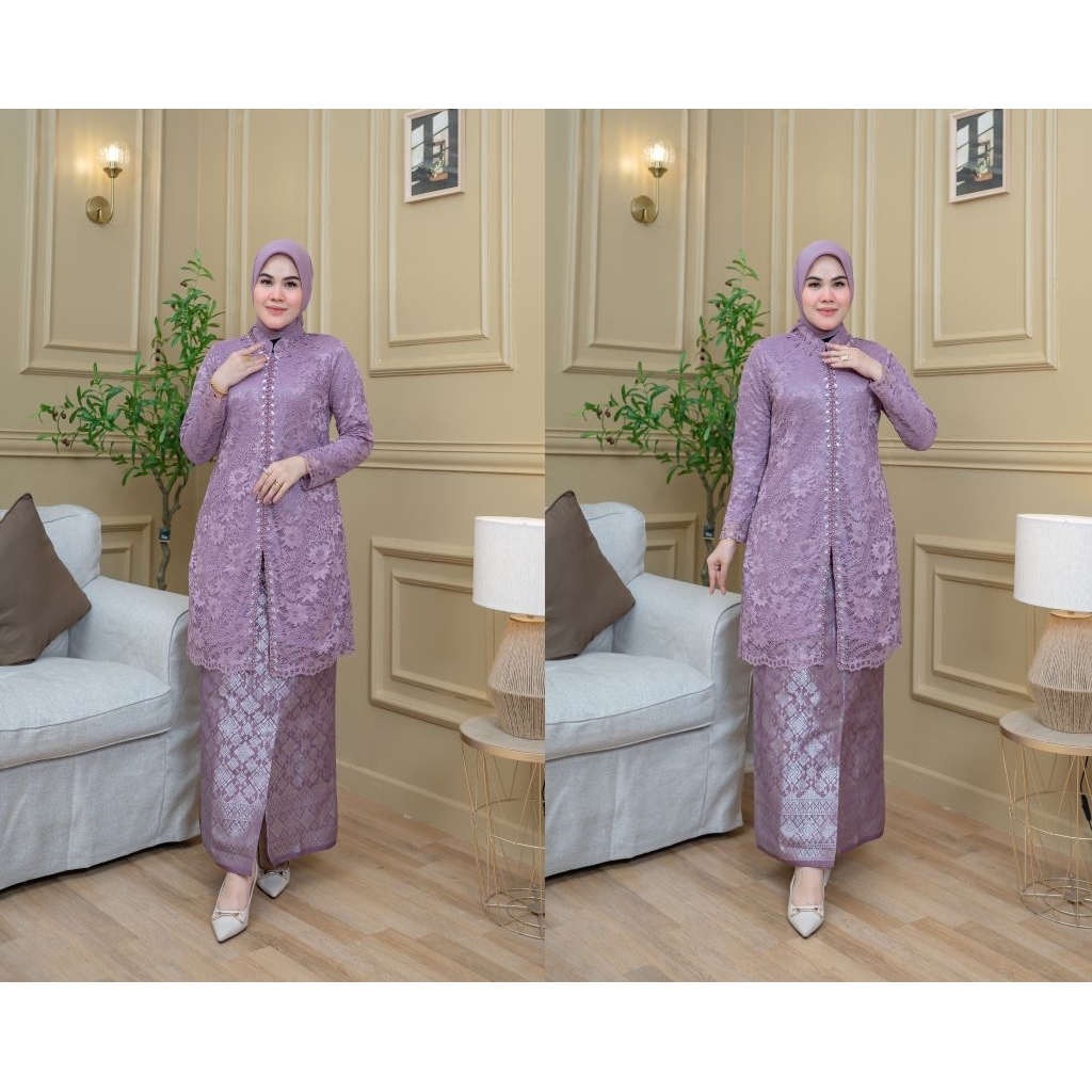 AZALIA KEBAYA party kebaya set with socket skirt combination, can be ...