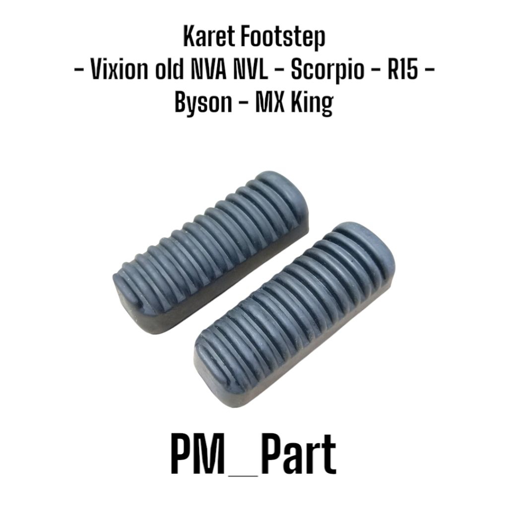 Rubber Step Postep Footstep Footrest Vixion old NVA NVL Scorpio R15 ...