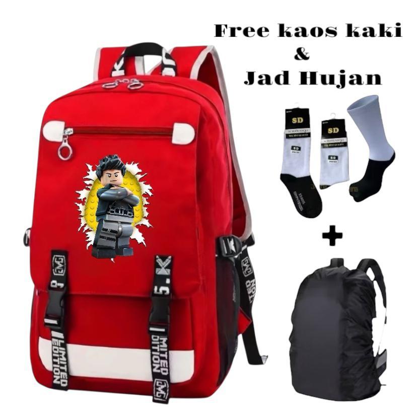 LEGO CHARACTER VIRAL SCHOOL BACKPACK FOR KINDERGARTEN, ELEMENTARY ...