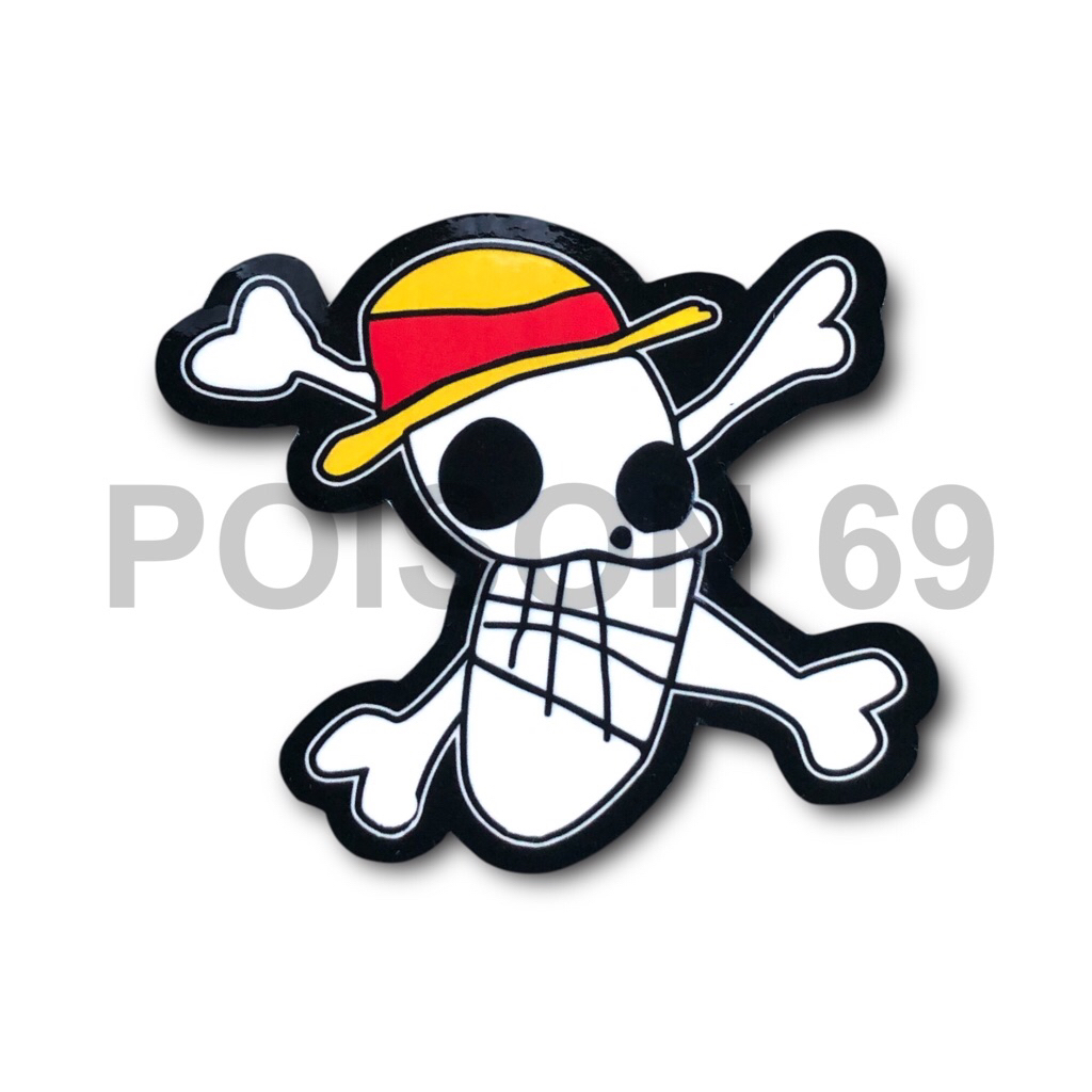 Mugiwara Pirate Group One Piece Sticker | Shopee Malaysia