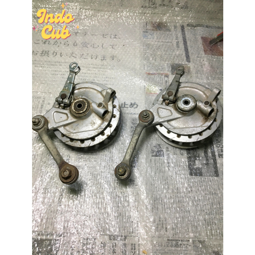 Honda Super Cub Presscub 50 JDM Front Drum Set Bracket Import Japan ...