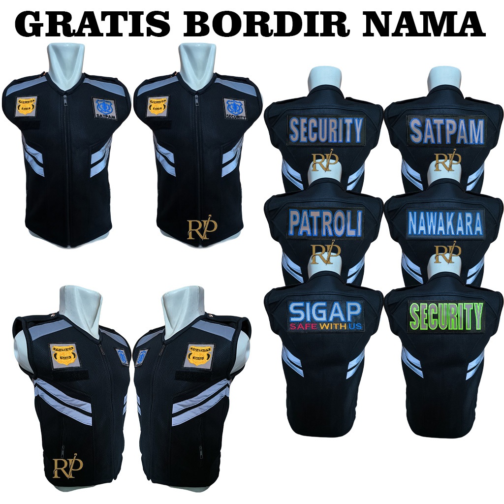 Security Guard Vest Made of Thick Double Mesh Mesh, High Quality, Full ...