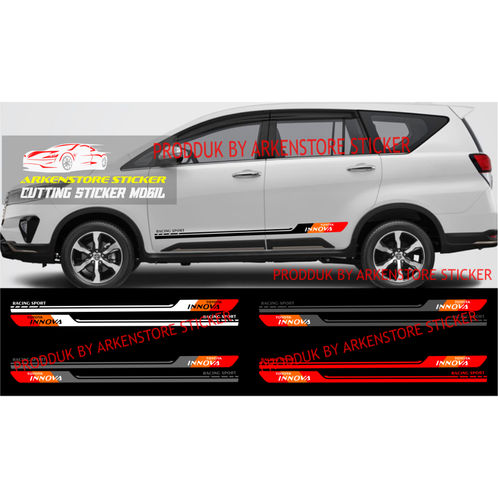 Toyota Innova car stickers cutting stickers, Innova car stickers, the ...