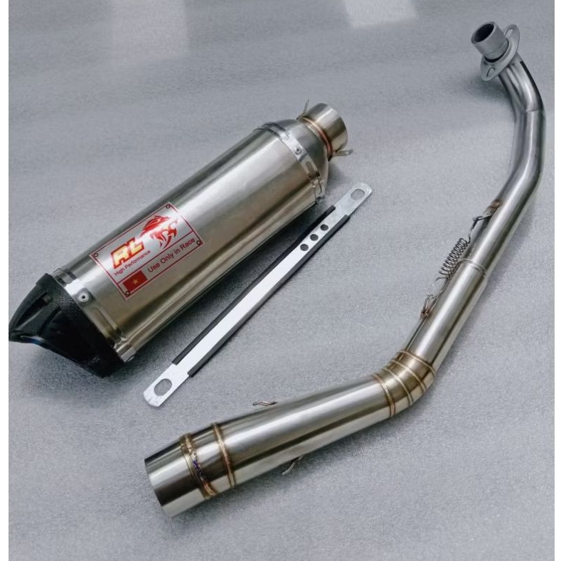 RL Pipe canister contour open specs exhaust pipe for Wave 125 Xrm 110/ ...
