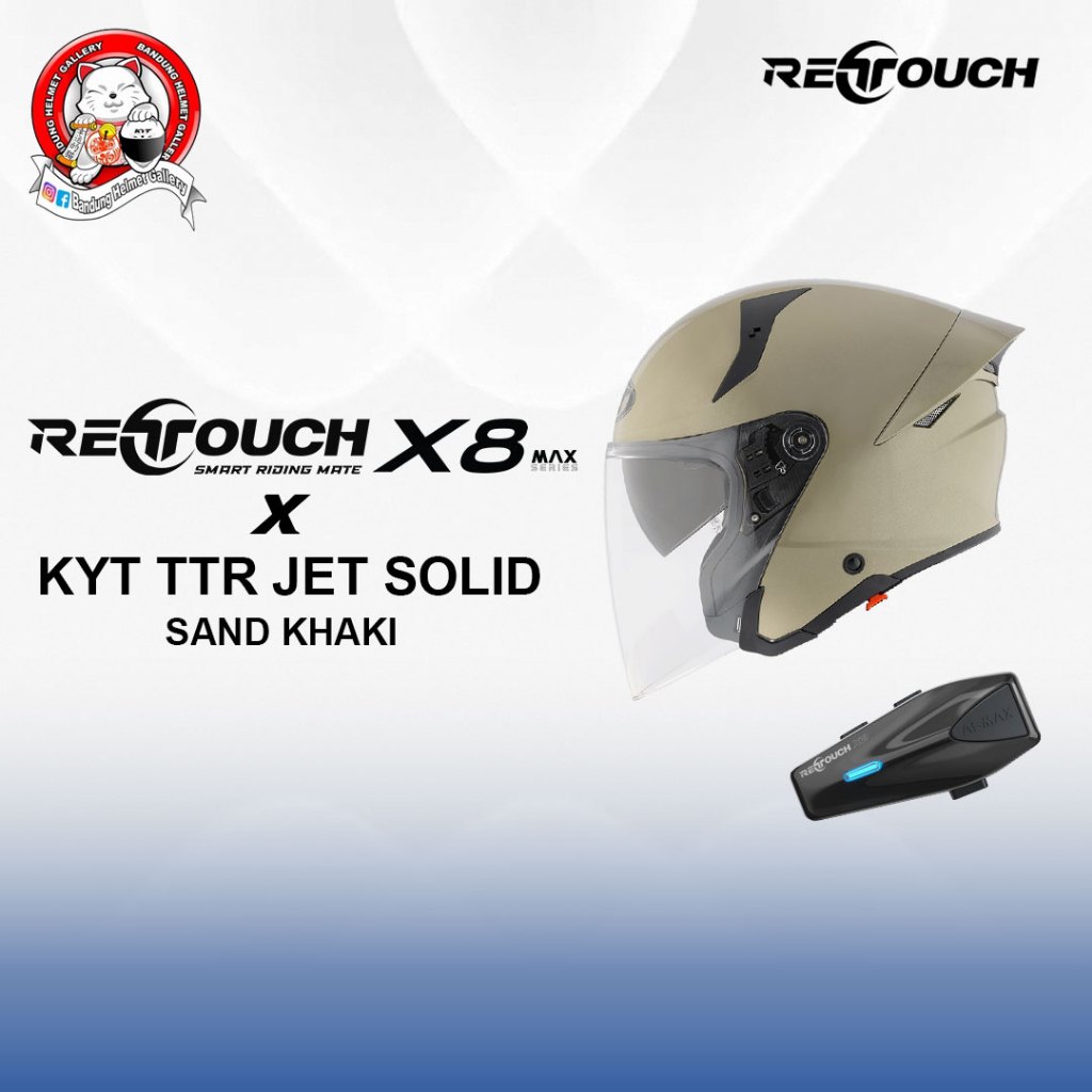 [BUNDLING] KYT TTR JET SOLID X RETOUCH | KYT TTR Jet Solid Helmet ...