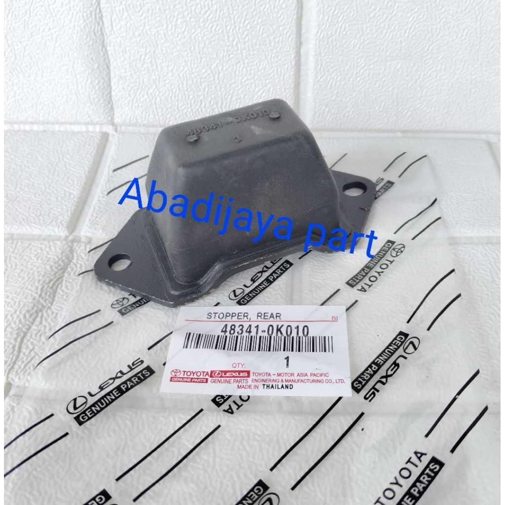 Rear spring Stopper 48341-0K010 toyota hilux 2WD rear milk rubber rear ...