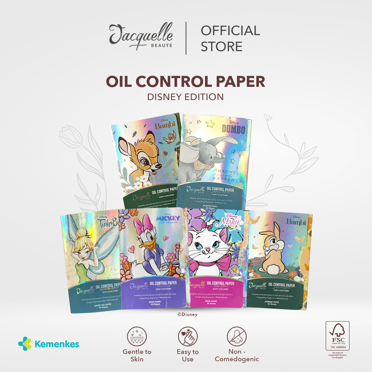 Jacquelle Oil Control Paper – Disney's Animal & Fairy Collection - Soft ...