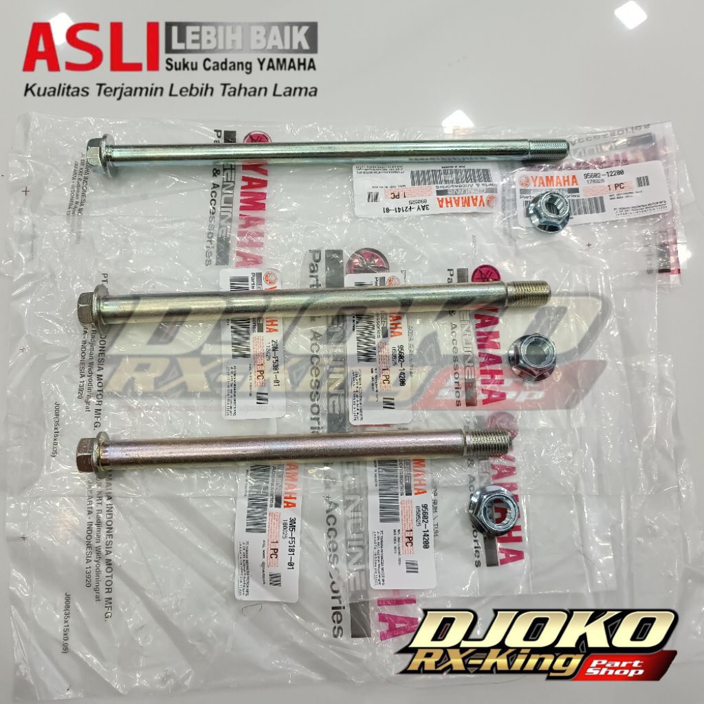 FRONT REAR AXLE AS ARM RX KING RXK ORIGINAL YAMAHA GENUINE PART ...