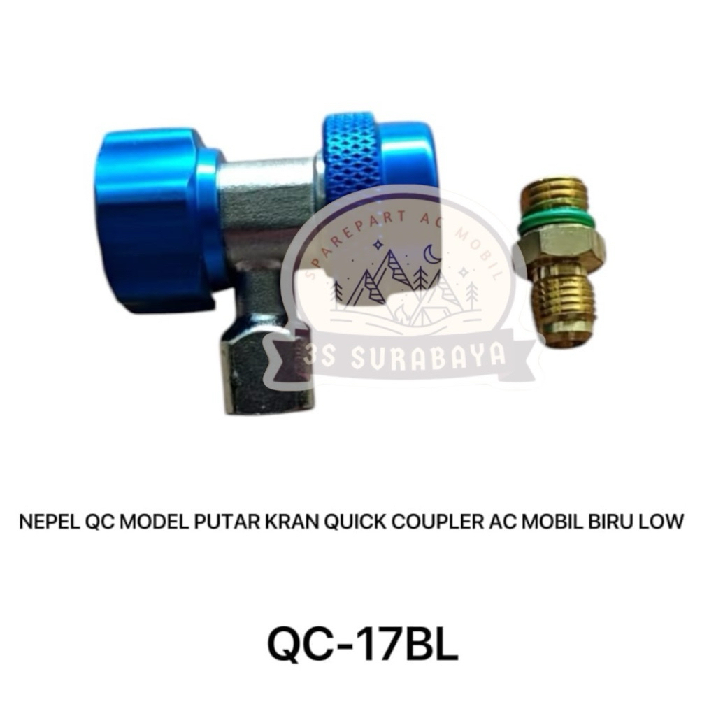 Quick Coupler Blue Low Ac for R134 car, QC swivel model, ORIGINAL ...