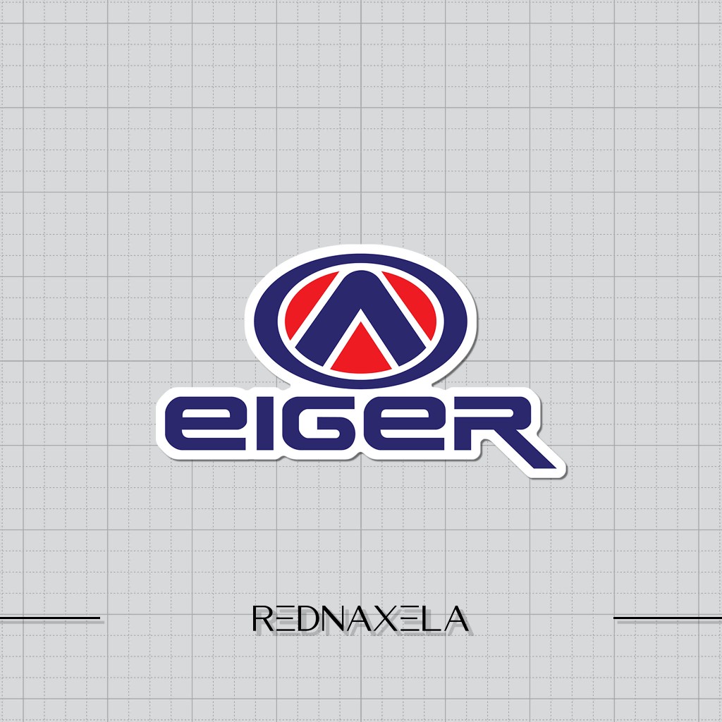 Eiger Logo Vinyl Stickers, Outdoor Suitcase Stickers, Waterproof Laptop ...