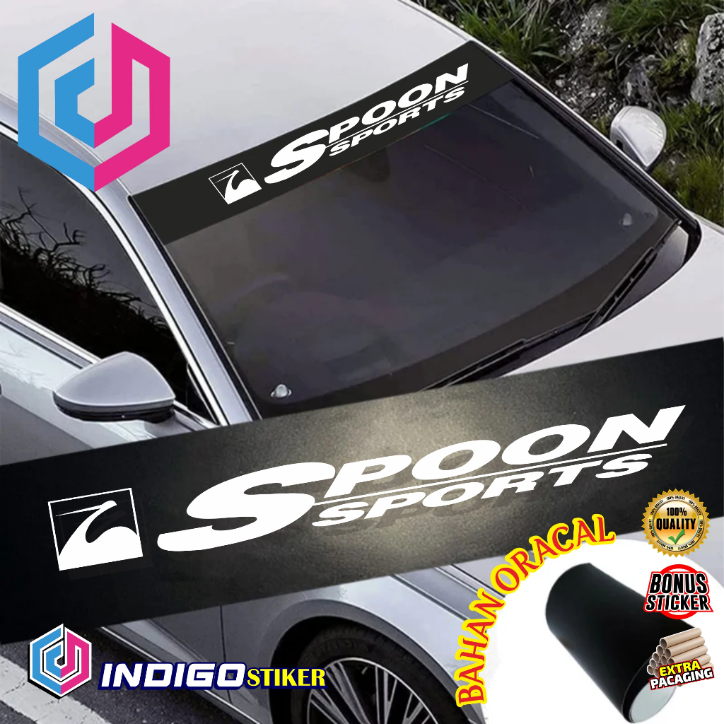 Spoon Sports Sticker 80x9 cm – Oracal Germany Material | Ikonik Design ...