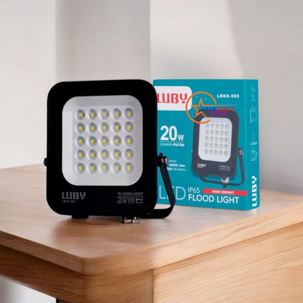 CAHAYA LUBY LED FloodLight Spotlight LUBY LBKS-505 20 Watt/ Luby LBKS ...