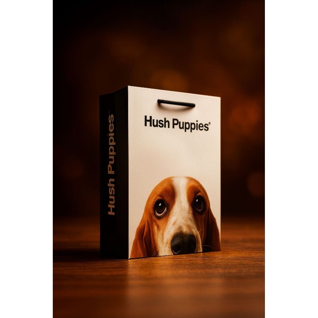 [Cheap] Hush Puppies Thick Paper Bag 40x30x14cm | Shopee Premium Paper ...