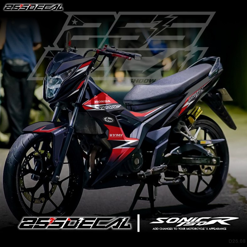 Decal Sticker Honda SONIC 150R Full body Full block Graphic Design ...