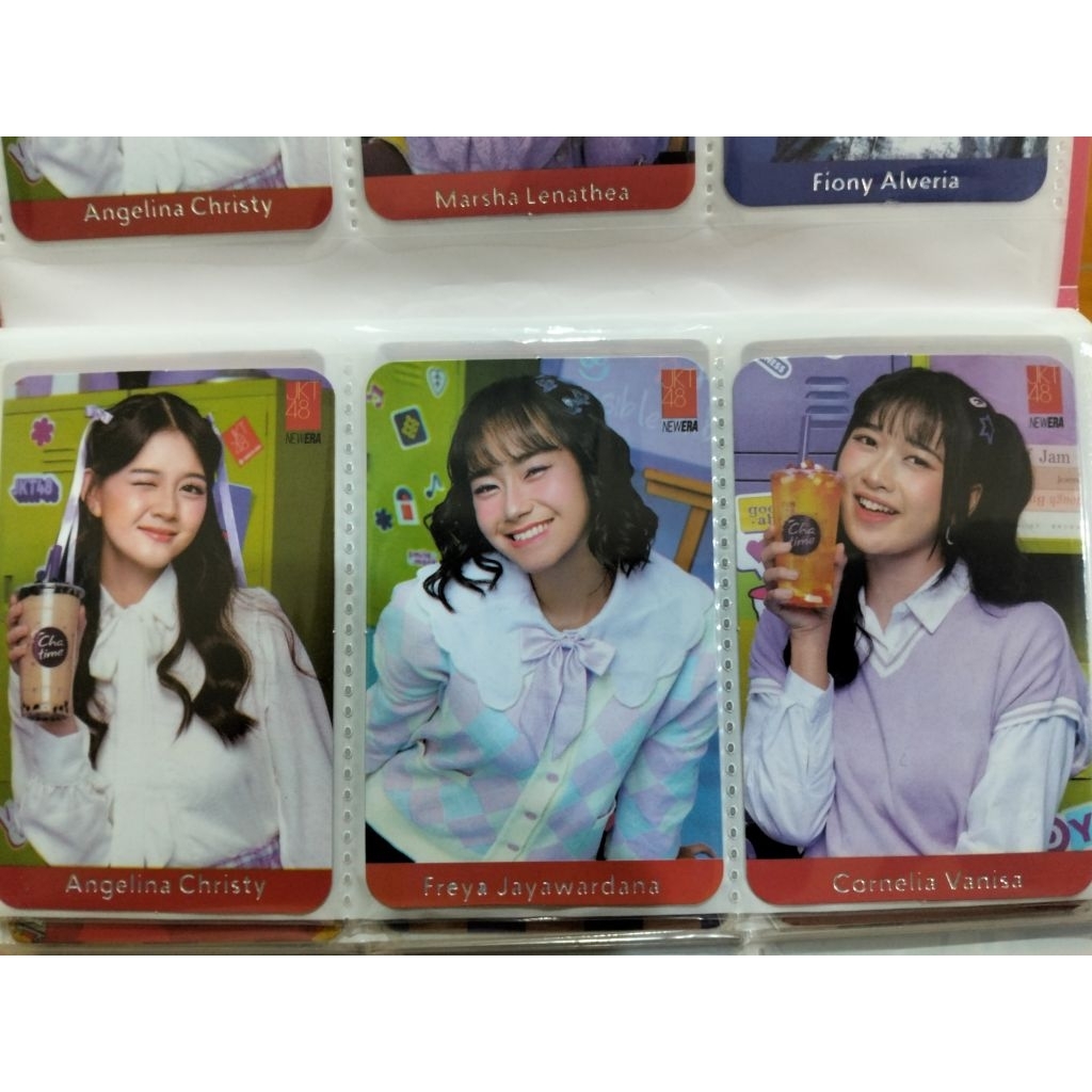PhotoCard Original Chatime X Official JKT48 | Shopee Malaysia