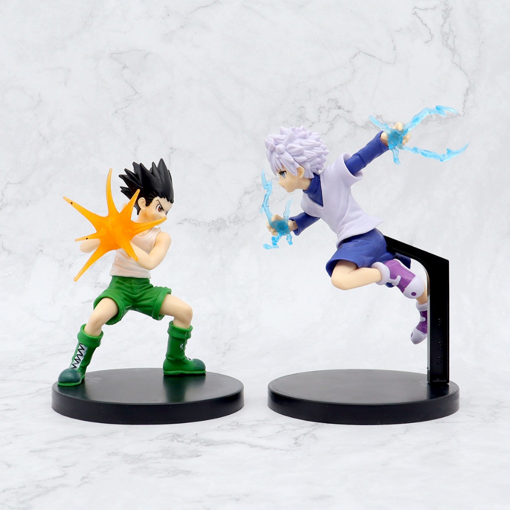 Hunter x Hunter gon killua ringwormika anime action figure display ...