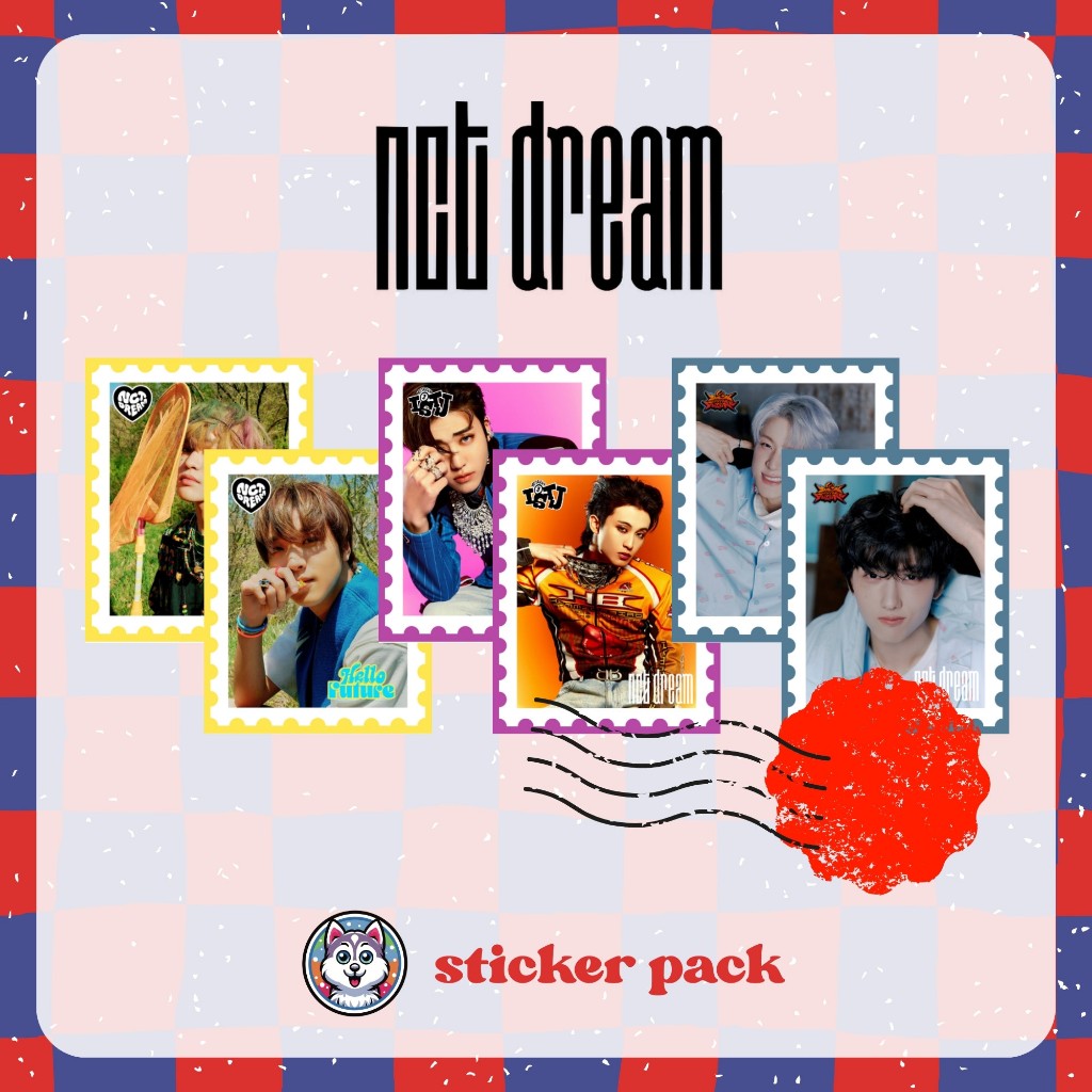 NCT Dream mini kpop stamp stickers (NCT stamp album freebies journaling ...