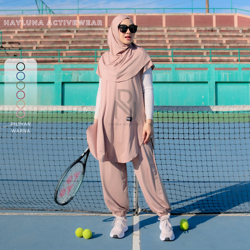 Muslim Women's Hijab Jersey Sportswear Set, Cool Jumbo Sport