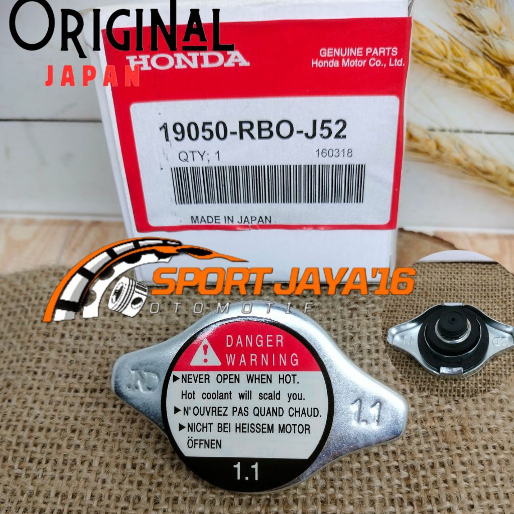 RADIATOR CAP HONDA JAZZ CITY MOBILIO BRIO FREED CRV HRV BRV ACCORD ...