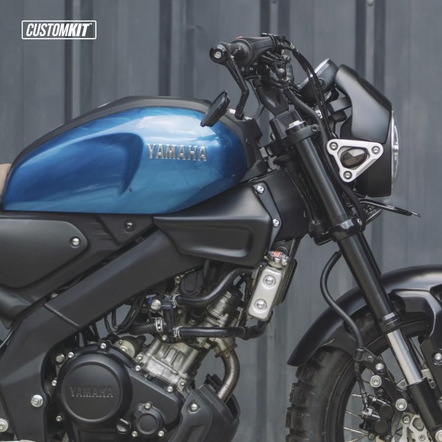 SIDE COVER SIDE SCOOP FIBER BOX YAMAHA XSR 155 by CUSTOM KIT | Shopee ...