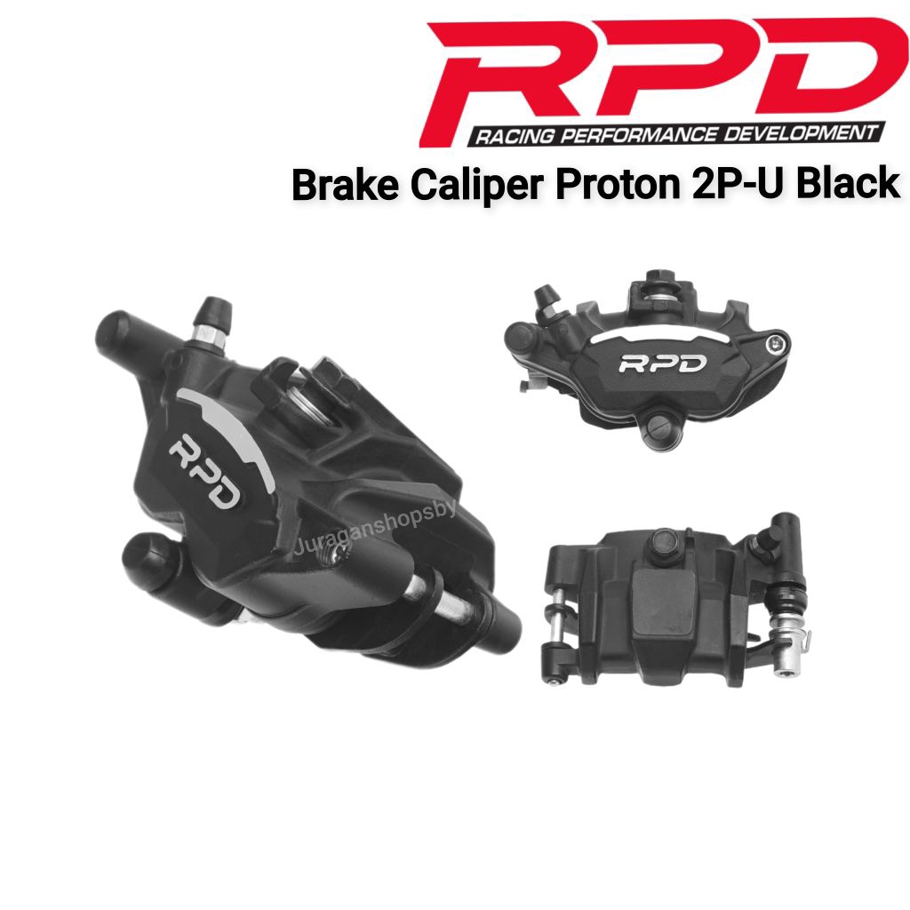 RPD 2P Axial Proton 2P-U Black Brake Caliper Right Kiri | Shopee Malaysia
