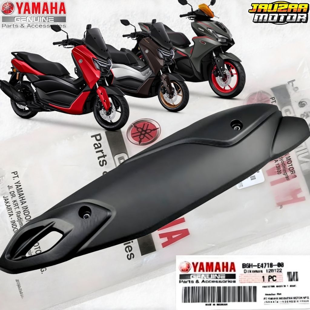 NMAX NEW TURBO EXHAUST COVER NMAX NEO AEROX ALPHA AND TURBO B6H-E4718 ...