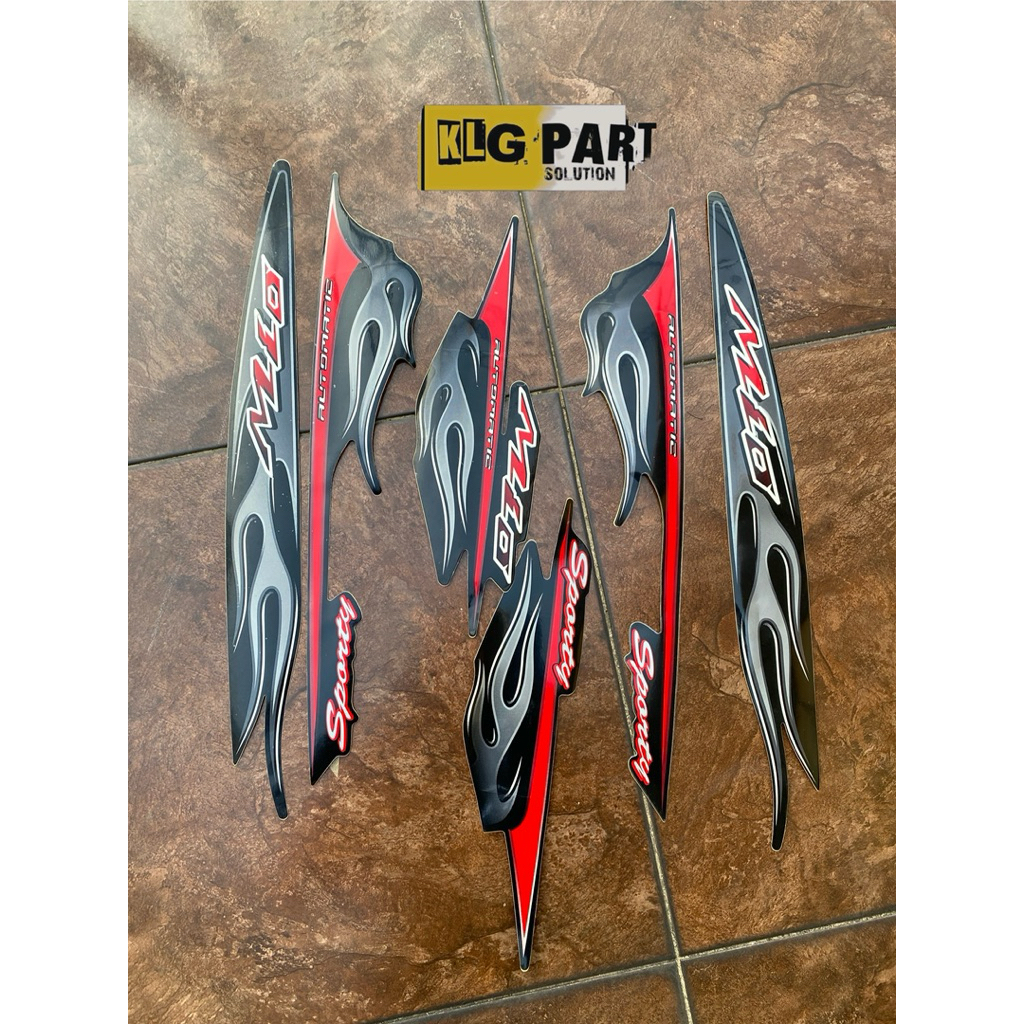 Striping Graphics Lis List Mio Sporty 2006 Api Black Original Lostpack ...