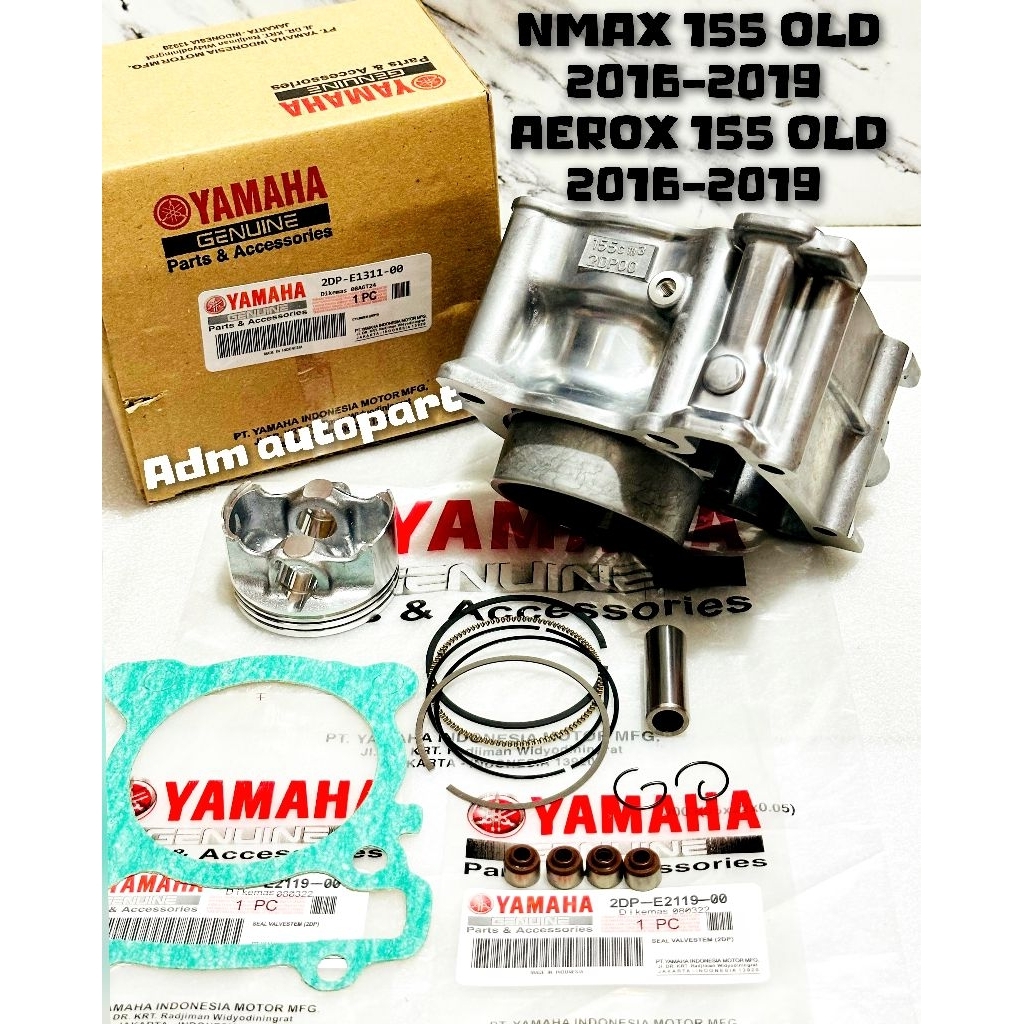 SEHER BLOCK + PISTON KIT 2DP NMAX 155 OLD 2016-2019, AEROX 155 OLD 2016 ...