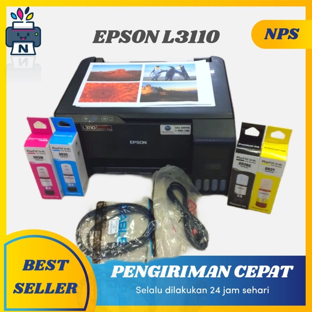 Epson l3110 ink printer, color printer, shop warranty | Shopee Malaysia