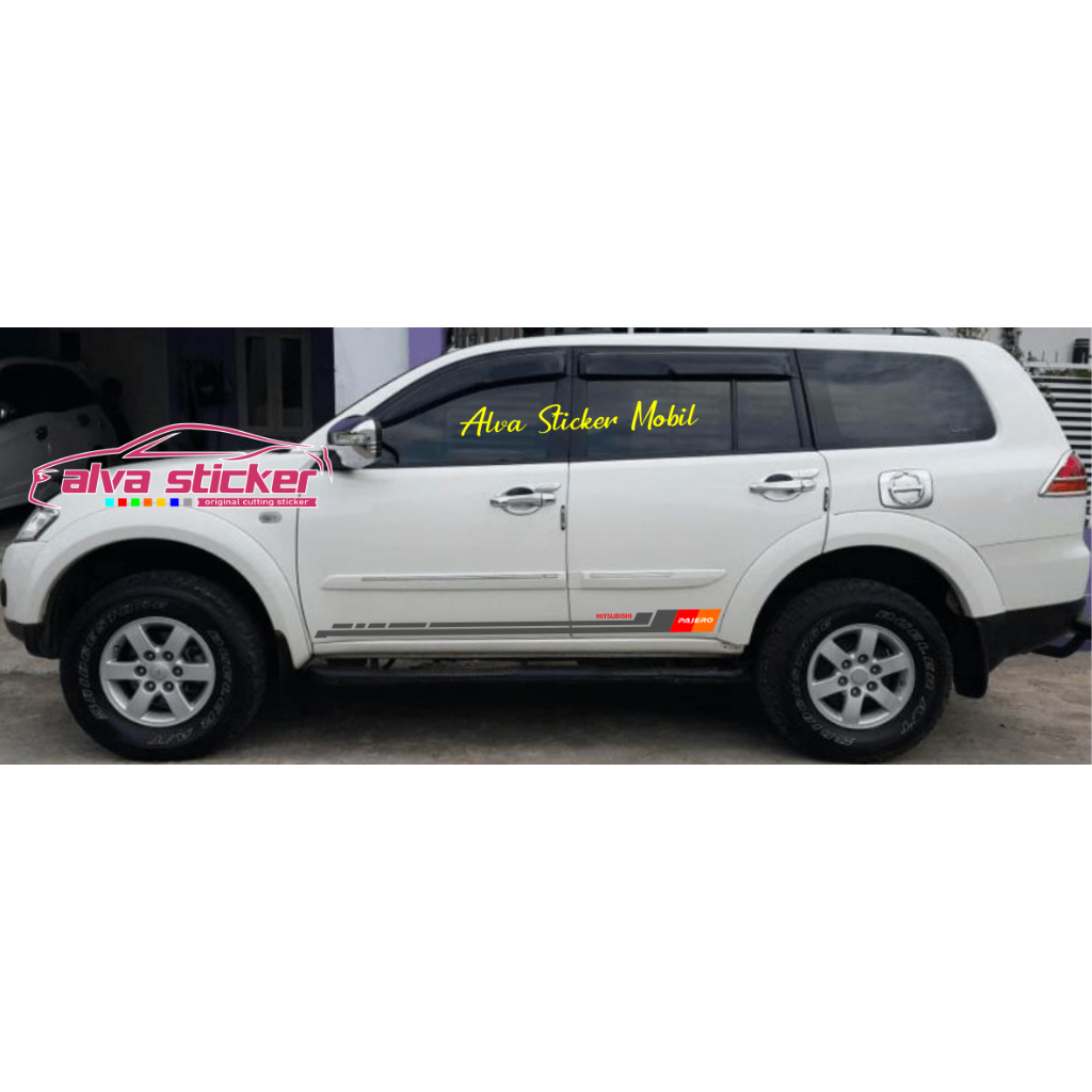 Pajero sticker, old Pajero Sport sticker, cutting sticker, minimalist ...