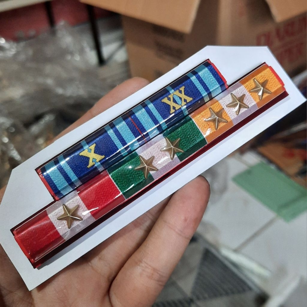 Seniority Ribbon Merit PDH 6 Years Badge IARMI MENWA ASN PNS Karya ...