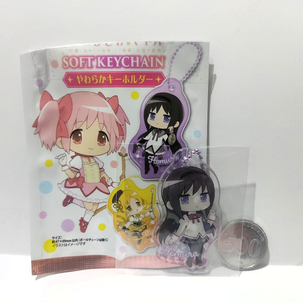 Puella Magi Madoka Magica x DAISO Soft Keychain - Akemi Homura (Unform ...