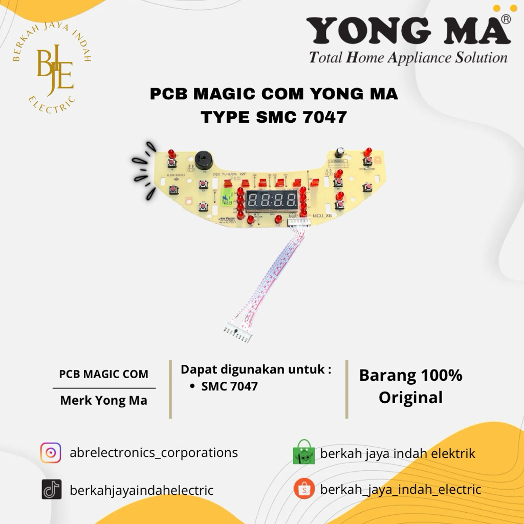 PCB CONTROL MAGIC COM YONG MA TYPE SMC 7047 ORIGINAL | Shopee Malaysia