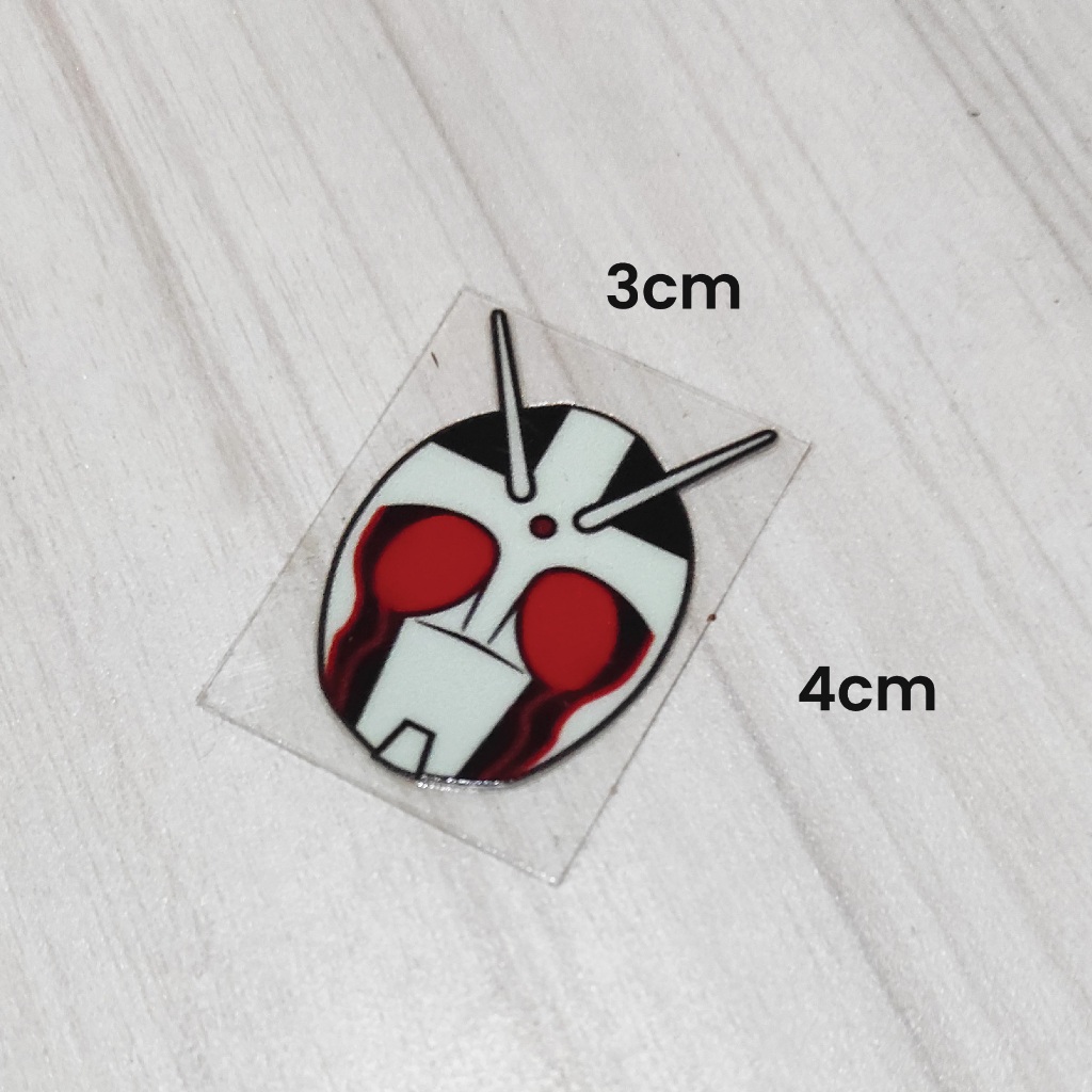 DTF permanent kamen rider black RX Robo sticker | Shopee Malaysia