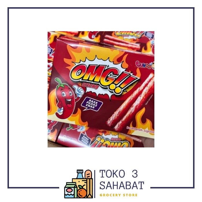 Luvmi OMG Sticky Box Contains 30 Pcs HALAL | Shopee Malaysia