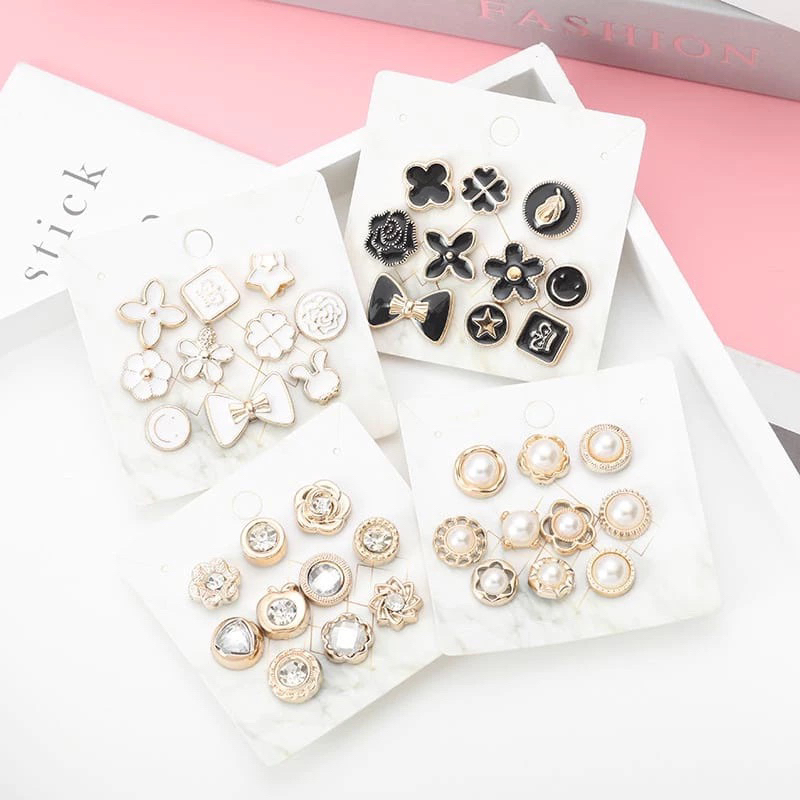 Invisible Women's Brooch Pin H686 Small Clip Chin Hijab Clothes Pin -mh ...