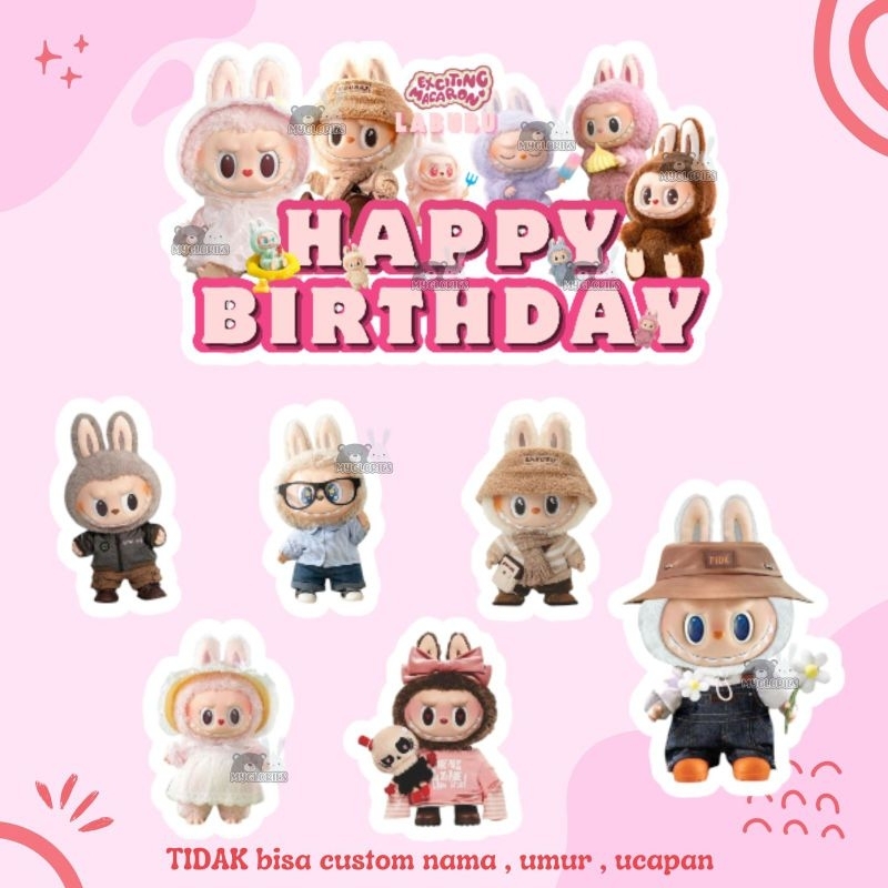 Labubu Cake Decoration Labubu Theme Cake Topper Labubu Birthday Decoration Shopee Malaysia Id 11134207 7ras8