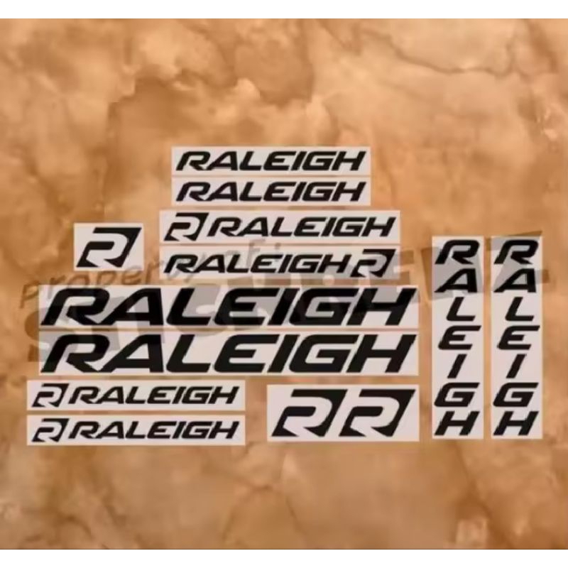 Cutting Raleigh Bicycle Stickers Classic Onthel Bicycle Stickers ...