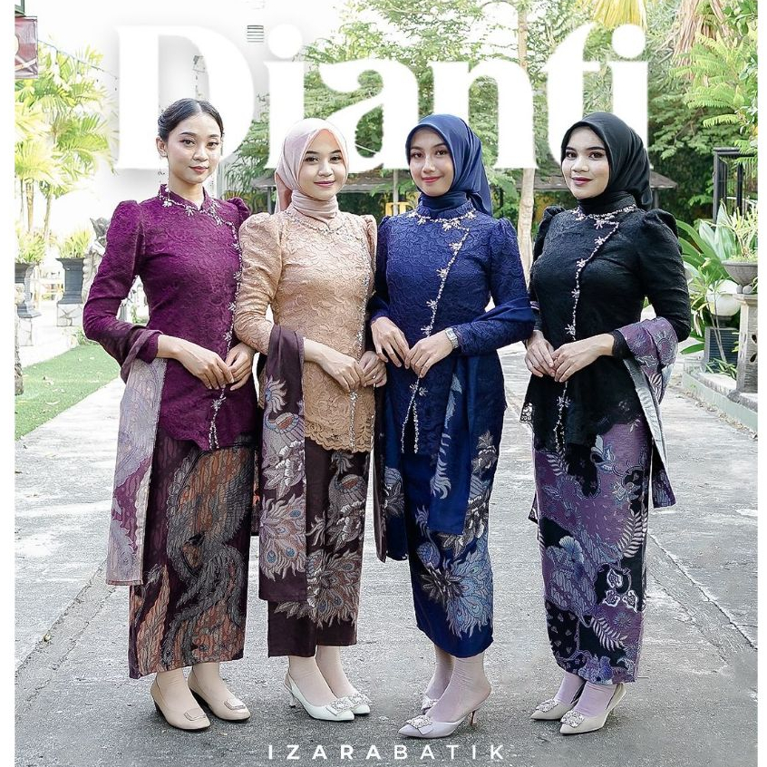 Kebaya Janggan Dianti Series - Modern Couple Kebaya Batik Suit